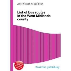   routes in the West Midlands county Ronald Cohn Jesse Russell Books