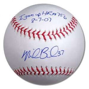  Mike Bacsik Autographed Baseball  Details: I Gave Up Home 
