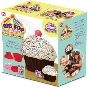  Big Top Cupcake Silicone Bakeware: Kitchen & Dining