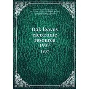  Oak leaves electronic resource. 1937 N.C.),Baptist 