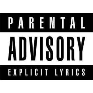  Parental Advisory, Explicit Lyrics, Poster: Home & Kitchen