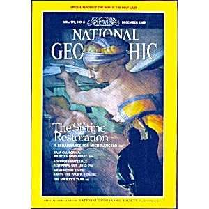  National Geographic Magazine December 1989 The Sistine 
