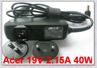 19V 2.15A 40W AC Adapter Charger + Power Cord for Acer  