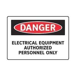    Reflective Sign,7x10 In,elect Equip   ELECTROMARK