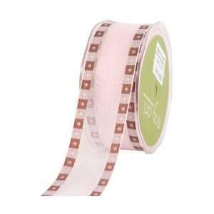   Solid Square Band Edge 1 1/2X30 Yards Pink/Brown