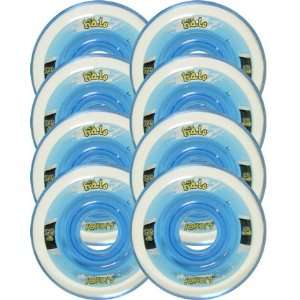  72mm 74a INDOOR HOCKEY Wheels 8 pack FACTORY HALO BLUE Inline Skate 