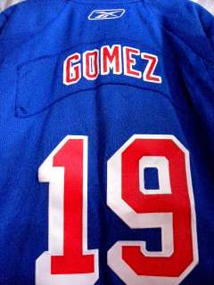 Reebok Rangers Gomez Blue Away Hockey Jersey Boy Youth  