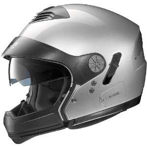   Bike Racing Motorcycle Helmet   Platinum Silver / X Small: Automotive