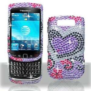  Blackberry 9800 9810 Torch AT&T Full Diamond Purple Love 