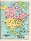 1787 Bonne Map North America United States Canada  