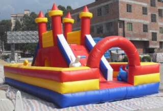 time used! HUGE Inflatable Slide / bounce house for small kids 13 