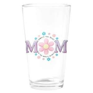   Drinking Glass Simply The Best MOM In The Whole World 