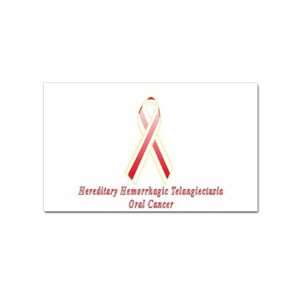   Oral Cancer Awareness Rectangular Sticker: Office Products
