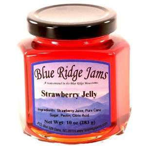 Blue Ridge Jams Strawberry Jelly, Set of 3 (10 oz Jars)  
