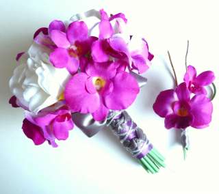 Corsage & Boutonniere Dendrobium Orchids Wedding Prom  