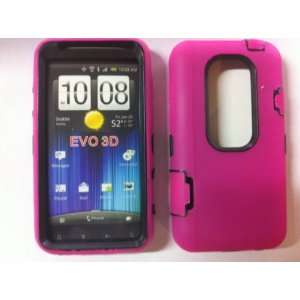 New Body Armor Hard Case + Silicone Skin Case Cover for HTC Evo 3d Hot 