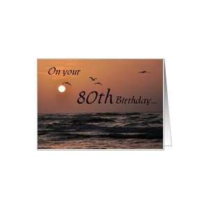  80th birthday wishes Card: Toys & Games