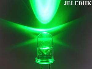 New 100X 5MM Super Bright Green LED Lamp 38,000mcd  