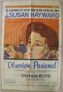 Susan Hayward Woman Obsessed 1959 movie poster 369  