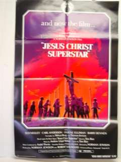 1973 Jesus Christ Superstar Original 27 x 41 Movie Poster (sku 10458 