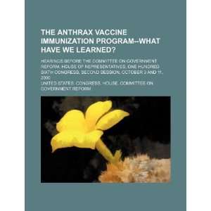  The Anthrax Vaccine Immunization Program  what have we 