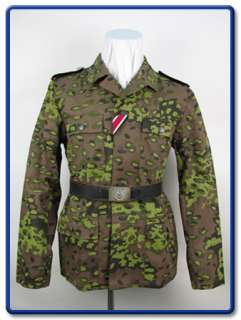 WW2 German Spring Oak A Camo HBT Field Tunic L  