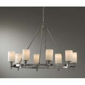 Murray Feiss F2497/8BS Eight Light Nickel Candle Chandelier Brushed 