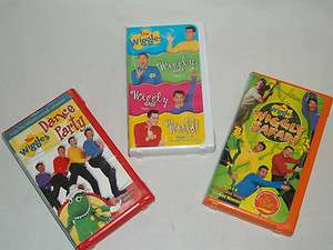 Lot of 3 The Wiggles VHS Tapes  