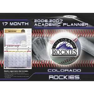   Colorado Rockies 8x11 Academic Planner 2006 07: Sports & Outdoors