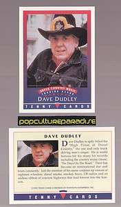DAVE DUDLEY 1992 SUPER COUNTRY MUSIC STARS TRADING CARD Tenny Cards 