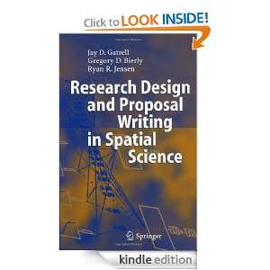 Research Design and Proposal Writing in Spatial Science [Kindle 
