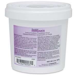  Jennifers Mosaic Studio Tile Grout   White, 5 lb Tub 