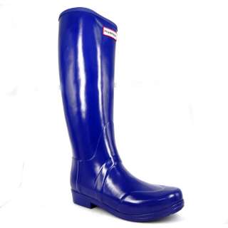 Hunter Regent Nylon Womens Wellies Blue UK Size 7  