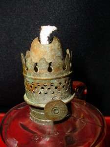 1890s Miniature Finger oil Lamp Little Butter Cup  