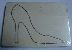 High Heel wooden die fits Accucut, Ellison & Studio  