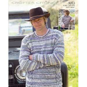    Crofter Chunky Fair Isle Pullover (#9203): Arts, Crafts & Sewing