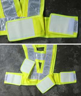 High Safety Security Visibility Reflective Vest Gear size L XL 