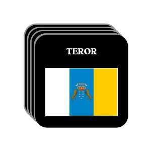  Canary Islands   TEROR Set of 4 Mini Mousepad Coasters 