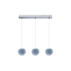  ET2 Lighting E94820 92AL Minx 3 Light Ceiling Pendant in 