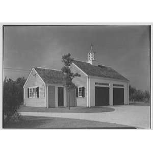 Photo Morris Leeds, residence in North Chatham, Massachusetts. Garage 