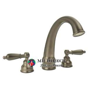    PVD Brushed Nickel Widespread Roman Tub Faucet: Home Improvement