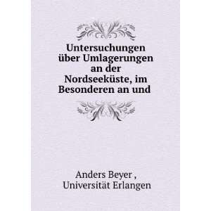   im Besonderen an und . UniversitÃ¤t Erlangen Anders Beyer  Books