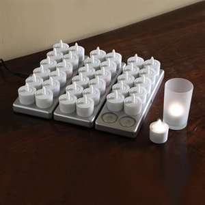  Mr. Light 98801 3 Thirty Six Rechargeable Tea Lights with 