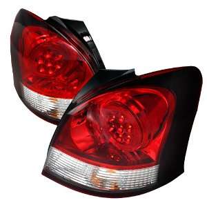  TOYOTA YARIS S 2/3DR RED LENS LED TAIL LIGHTS: Automotive