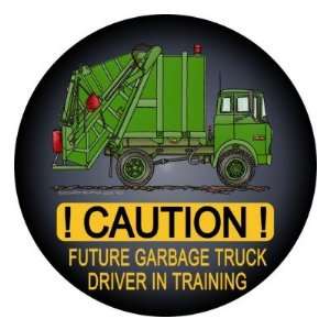  Future Garbage Truck Green Driver Kids Sticker Everything 