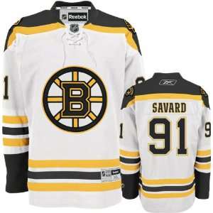  Marc Savard Jersey: Reebok White #91 Boston Bruins Premier 