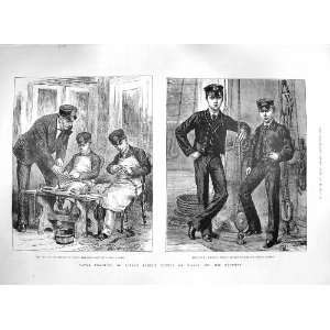   1885 PRINCE ALBERT VICTOR GEORGE WALES NAVY TRAINING: Home & Kitchen