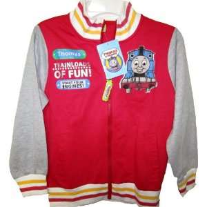  Thomas & Friend Red Jacket Zip up 100% Cotton Size 7 