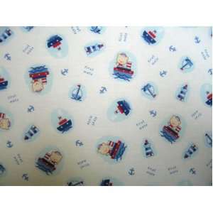  SheetWorld Round Crib Sheets   Sailing Bears   Made In USA Baby