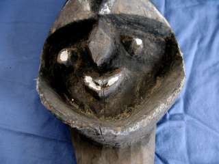 Old pre WWII NEW GUINEA Wood Yam tribal spirit Mask BIG  